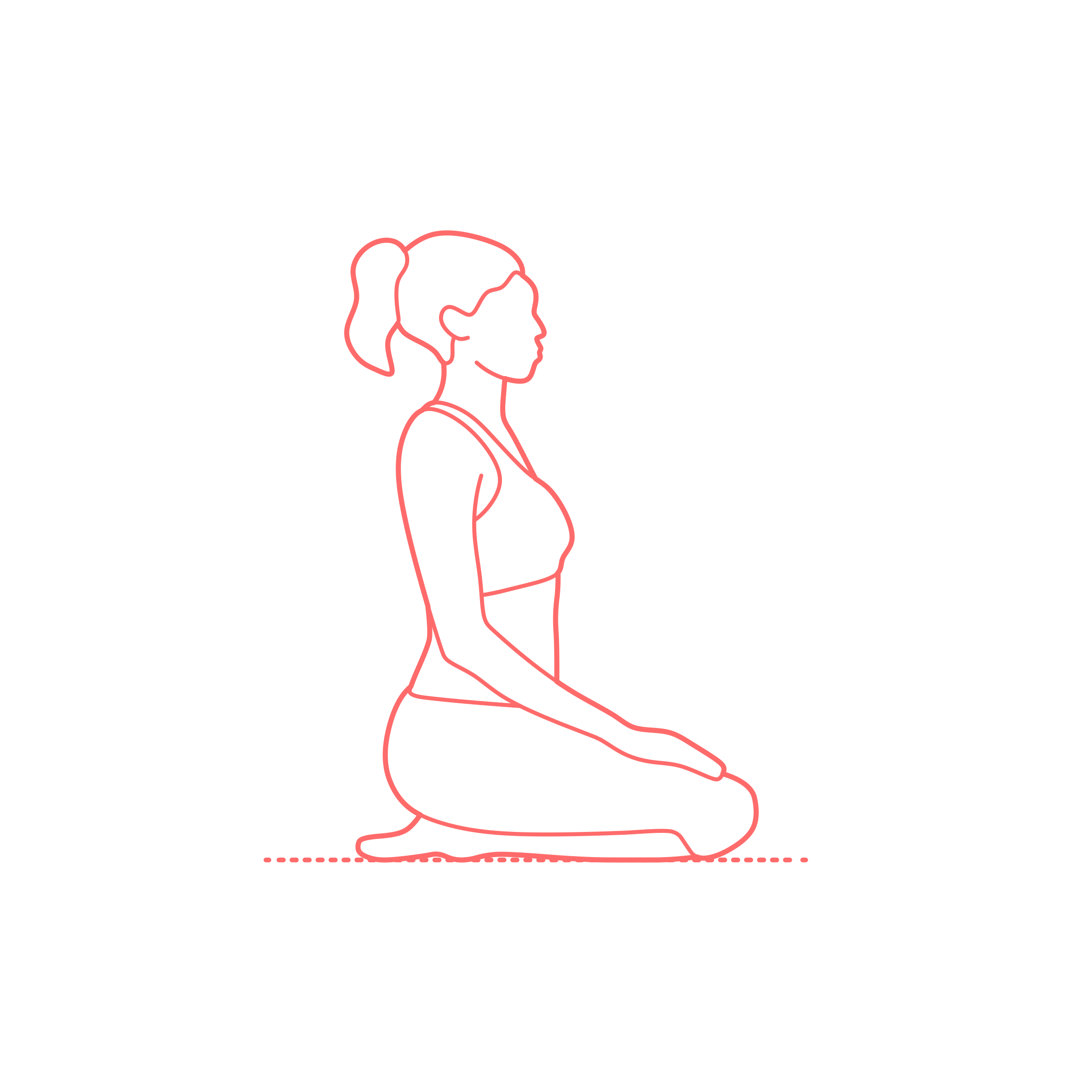 Humans Yoga Poses Thunderbolt Pose Vinyl Svg File Free Vectors